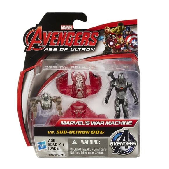 5 for $25| Marvel Avengers Age of Ultron War Machine vs Sub-Ultron 006 Figure - Picture 1 of 10